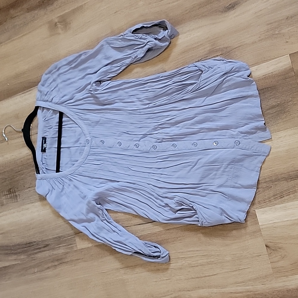 Spense grey button up dress shirt
